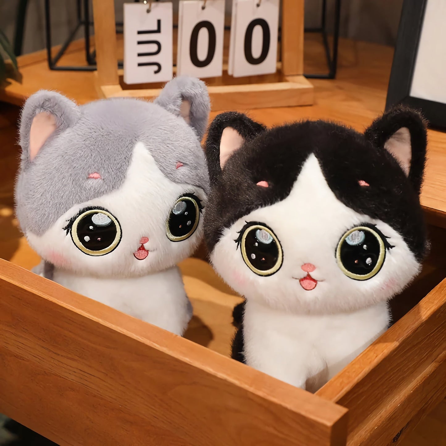 Big-Eyed Cute Kitten Plush