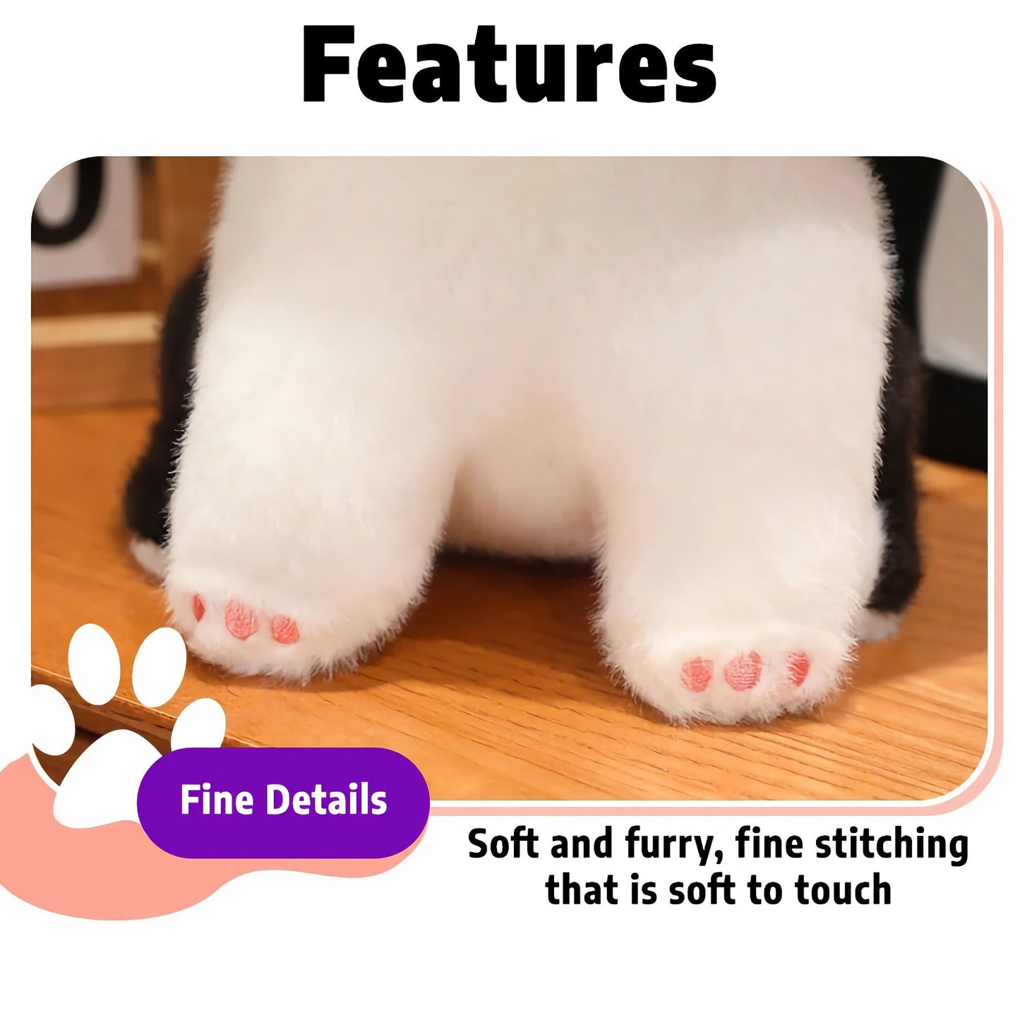 Big-Eyed Cute Kitten Plush