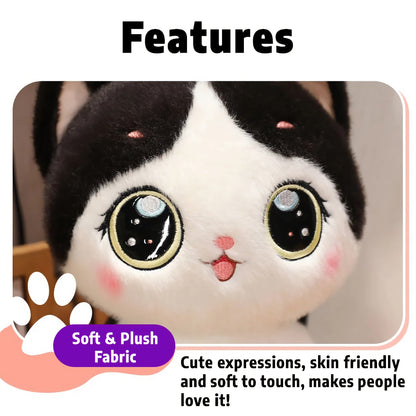 Big-Eyed Cute Kitten Plush