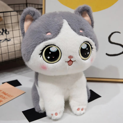 Big-Eyed Cute Kitten Plush