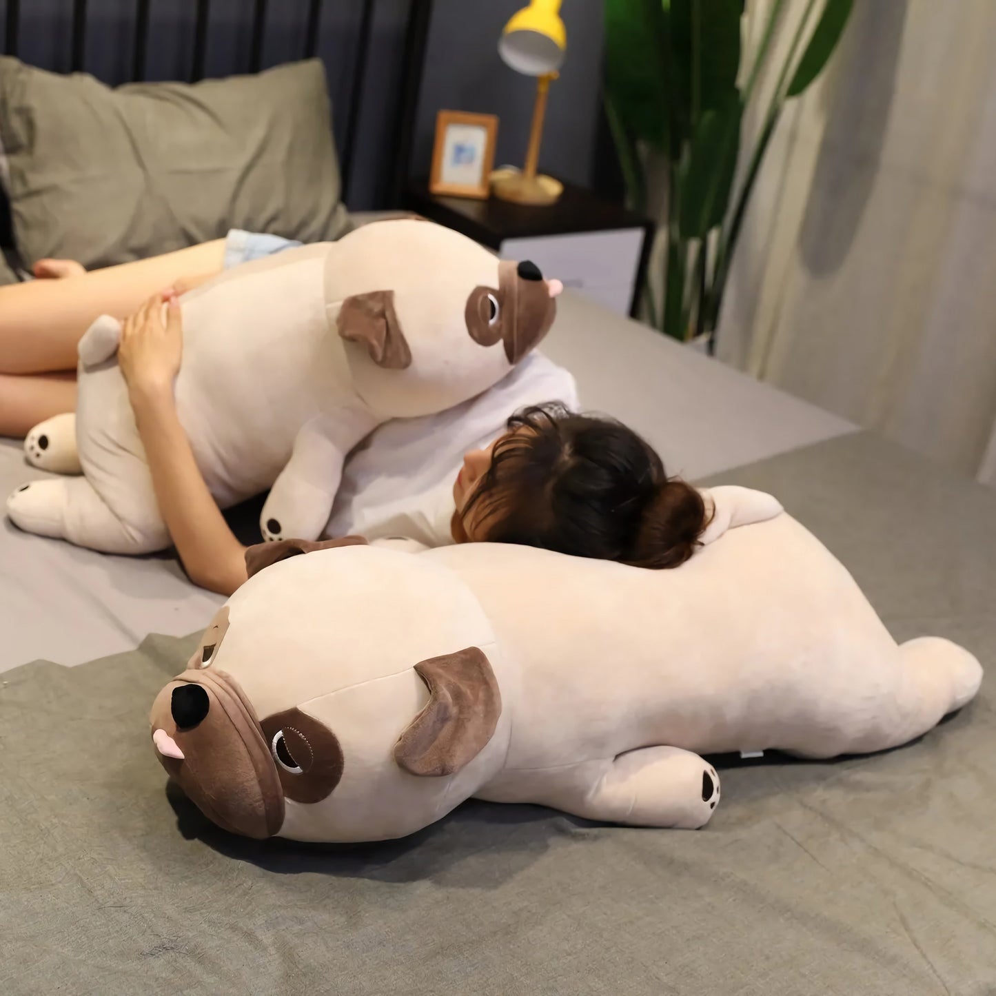 Lazy Pug Loaf Plush