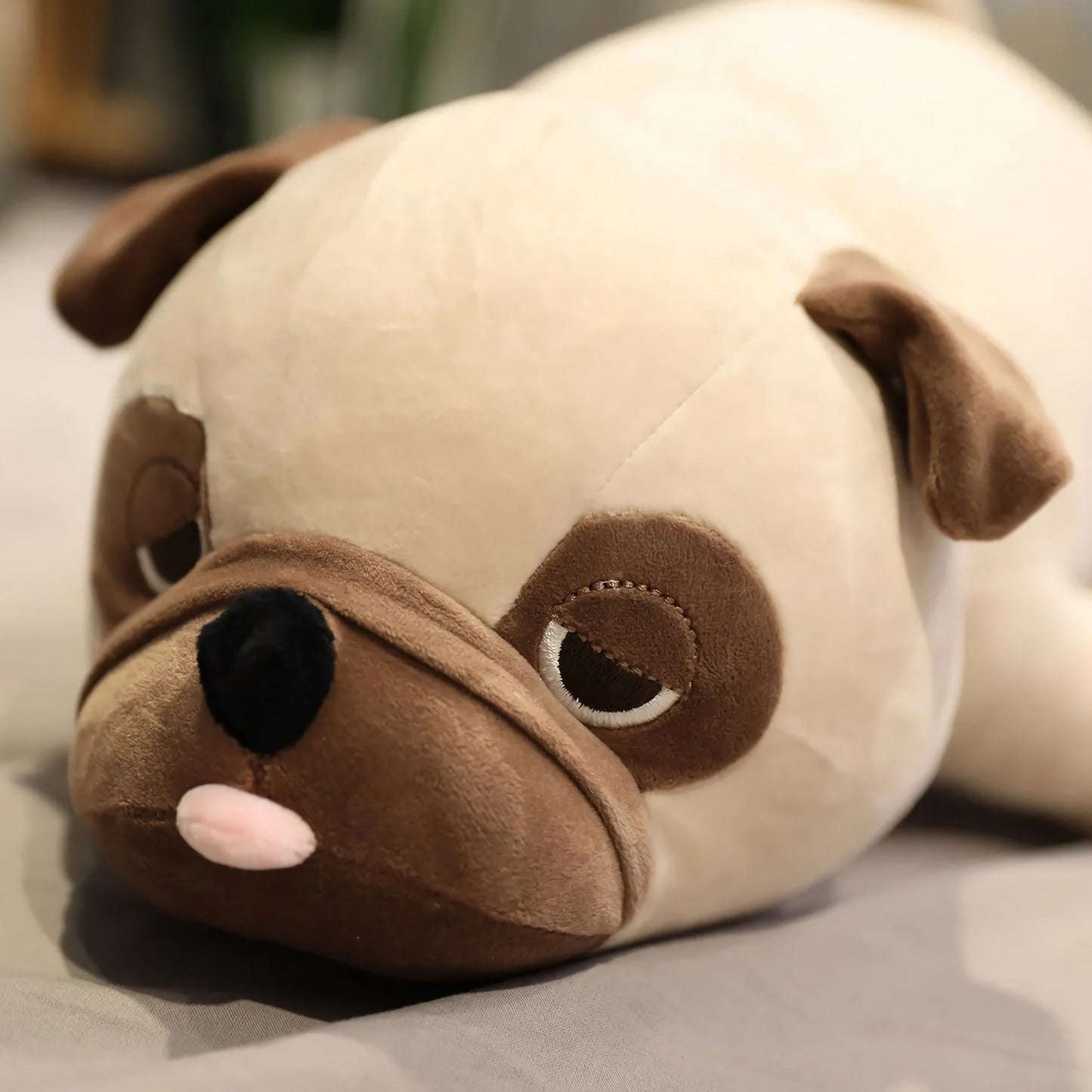 Lazy Pug Loaf Plush