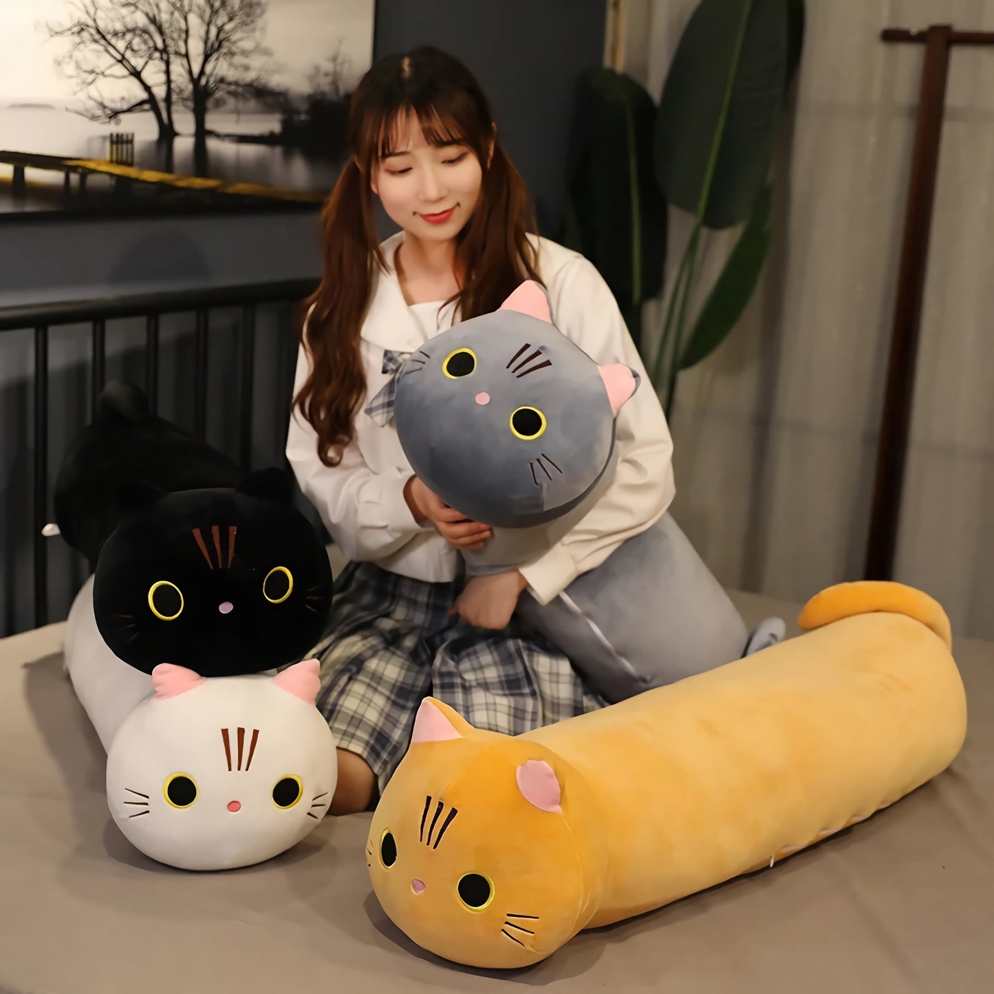 Neko Noodle Looong Cat Plushie