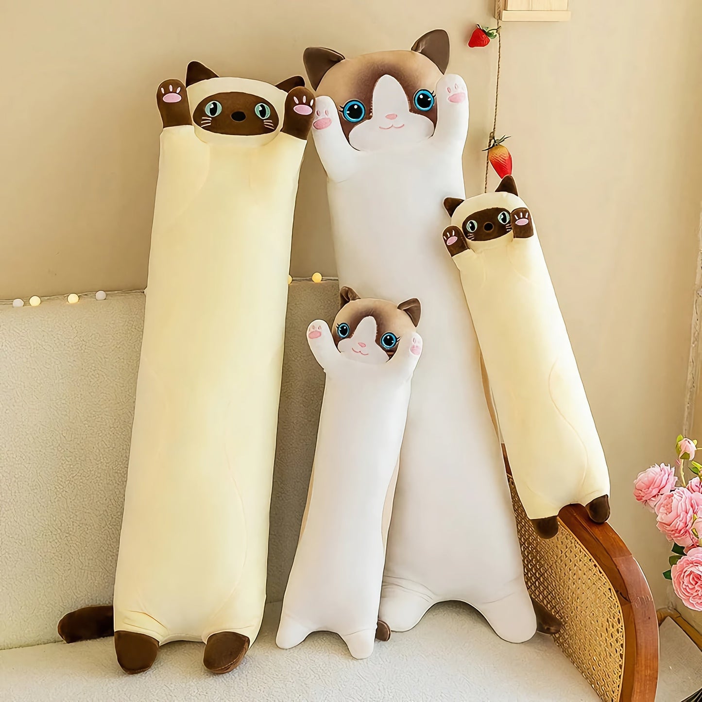 Stretchy Cat Extra-Long Plushies